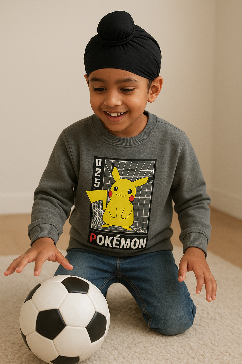 Boys Printed Full Sleeves Pullover